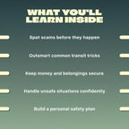 Travel Security & Scam Awareness Guide | Digital Safety Handbook for Tourists, Solo Travelers & Business Trips