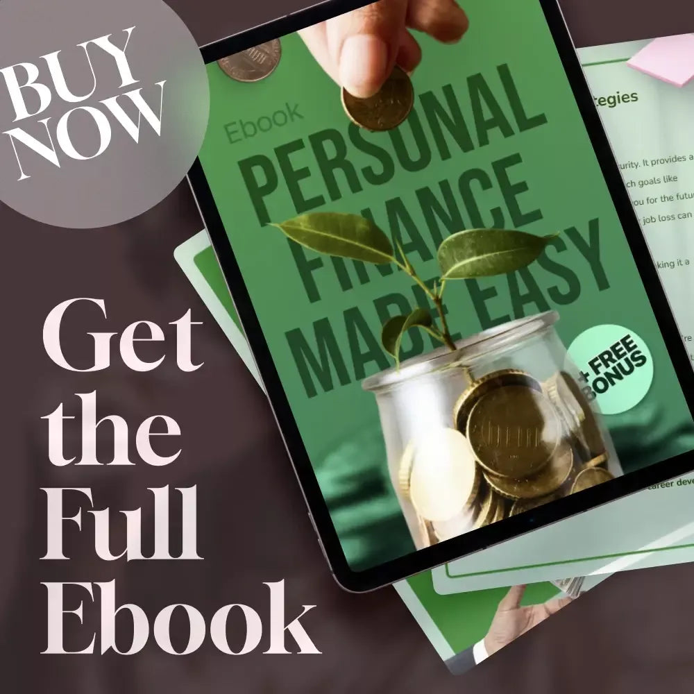 Personal Finance Made Easy Ebook – Budgeting, Saving, Investing & Debt Management Guide for Financial Freedom