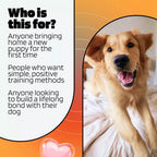 New Puppy Training Starter Guide | Printable Puppy Training eBook for Beginners | 4-Week Puppy Routine, House-Training, Commands, Socialization & More