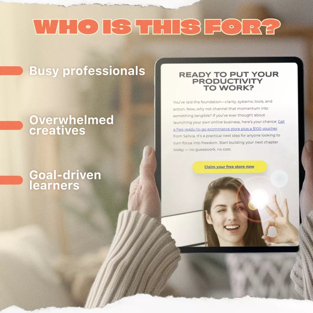 The Ultimate Productivity Blueprint | Digital Productivity Guide for Goal Setting, Time Management & Daily Routines