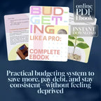 Budgeting Like a Pro: Complete eBook – Personal Finance Planner, Zero-Based Budgeting, 50/30/20, Pay-Yourself-First, Debt Payoff & Savings Plan